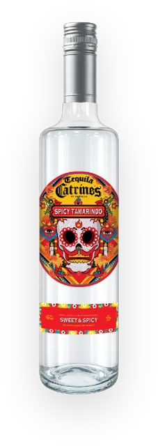 Botella de Tequila Catrines Spicy Tamarindo de 700 ml
